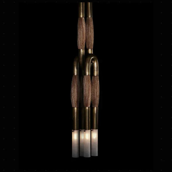 Heritage Horsehair 4-Light Pendant