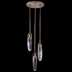 Diamante Multi Drop Pendant