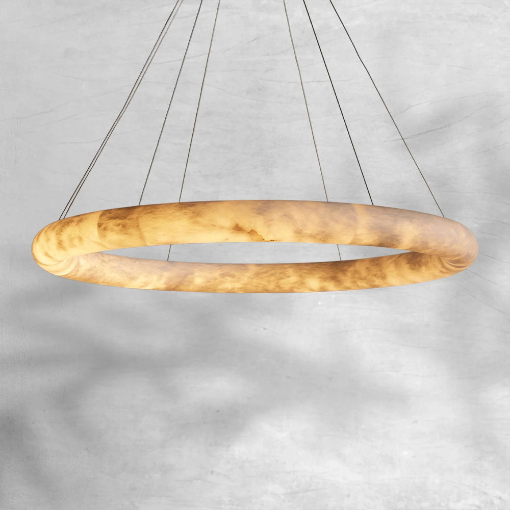 Halima Halo Chandelier - Arialamps