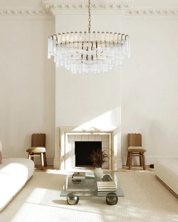 9 Light 20" Wide LED Lorelei Round Tiered Chandelier in Black Chain use for dining room American chandelier