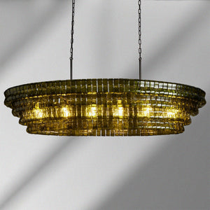 Ghiaccio Oval Chandelier