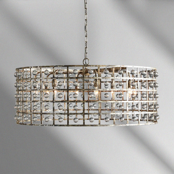 La Cage Round Chandelier 6" 8" 12"