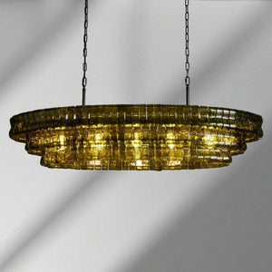Ghiaccio Oval Chandelier
