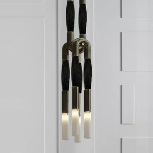 Heritage Horsehair 4-Light Pendant