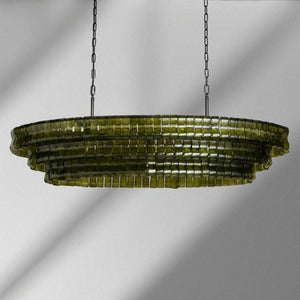 Ghiaccio Oval Chandelier