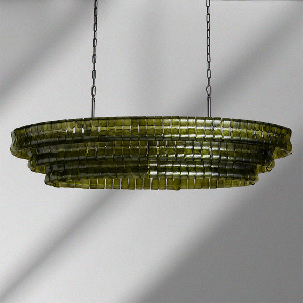 Ghiaccio Oval Chandelier