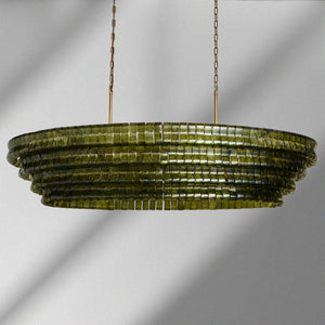 Ghiaccio Oval Chandelier