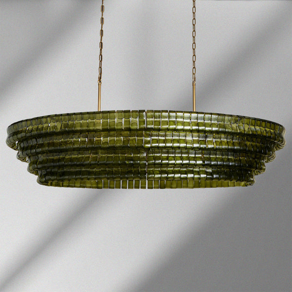 Ghiaccio Oval Chandelier