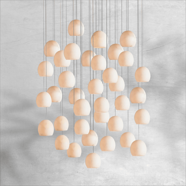 Maeva Round Chandelier 3/7/15/36 Light - Arialamps