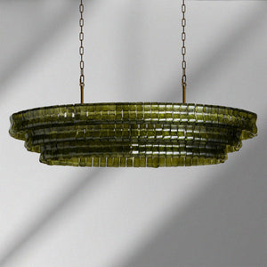 Ghiaccio Oval Chandelier
