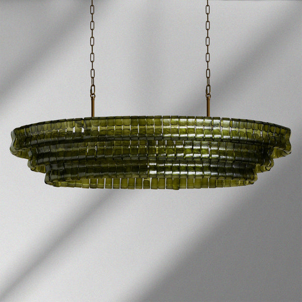 Ghiaccio Oval Chandelier