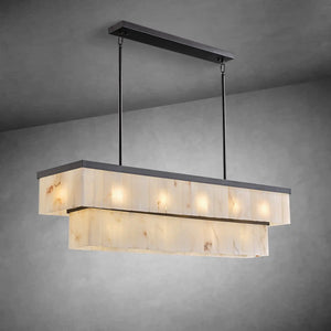 Rectangle Alabaster Chandelier