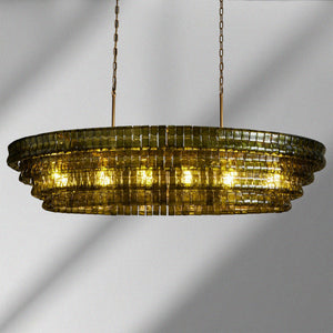 Ghiaccio Oval Chandelier