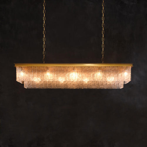 Bark Rectangular Pendant
