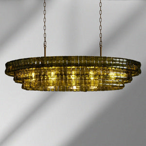 Ghiaccio Oval Chandelier