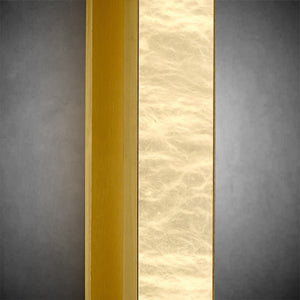 Alabaster Rectangular Bedside Lamp