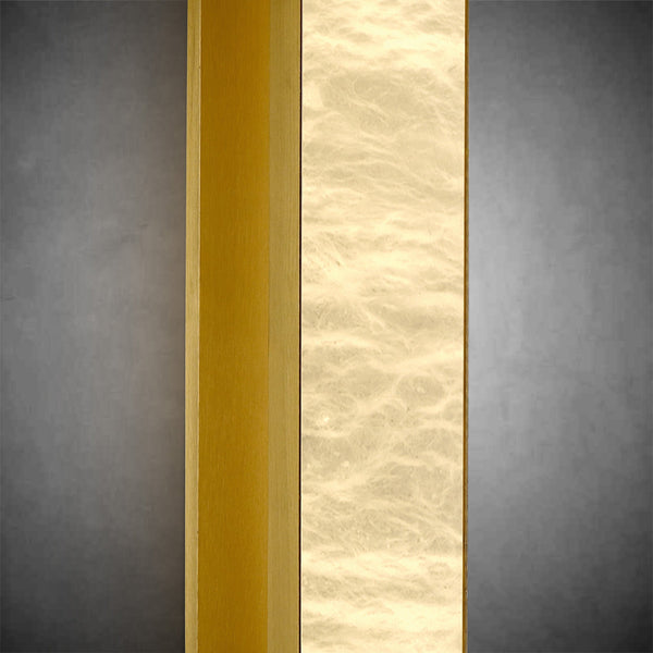 Alabaster Rectangular Bedside Lamp