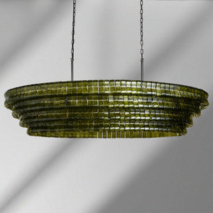 Ghiaccio Oval Chandelier
