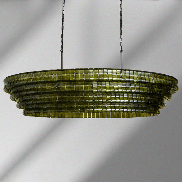 Ghiaccio Oval Chandelier