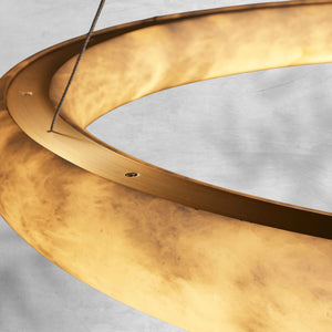 Halima Halo Chandelier - Arialamps