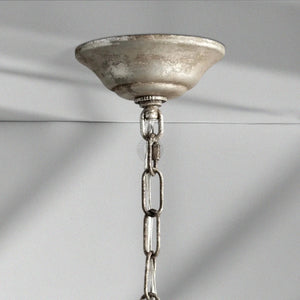 Aubrey Round Chandelier in Silver