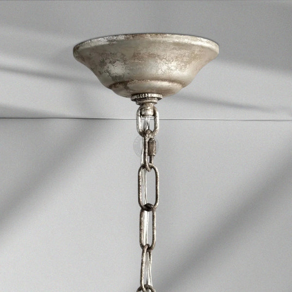 Aubrey Round Chandelier in Silver