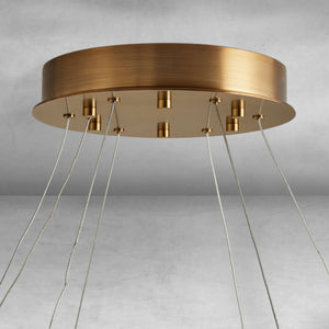 Halima Halo Chandelier - Arialamps
