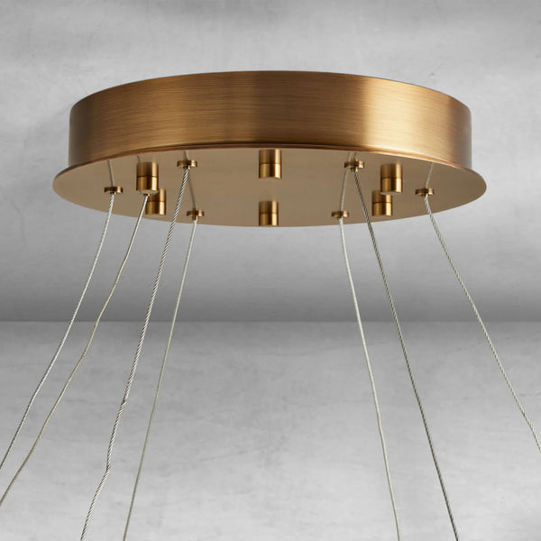 Halima Halo Chandelier - Arialamps