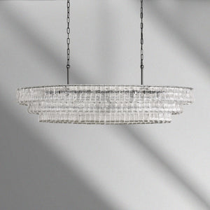 Ghiaccio Oval Chandelier