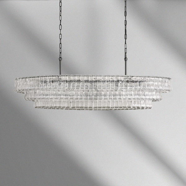 Ghiaccio Oval Chandelier