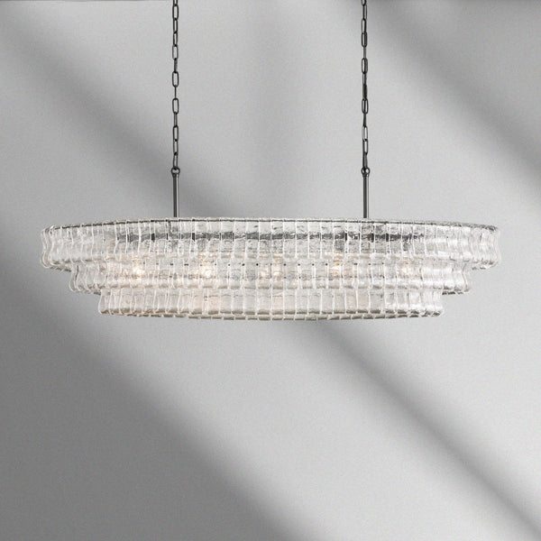 Ghiaccio Oval Chandelier
