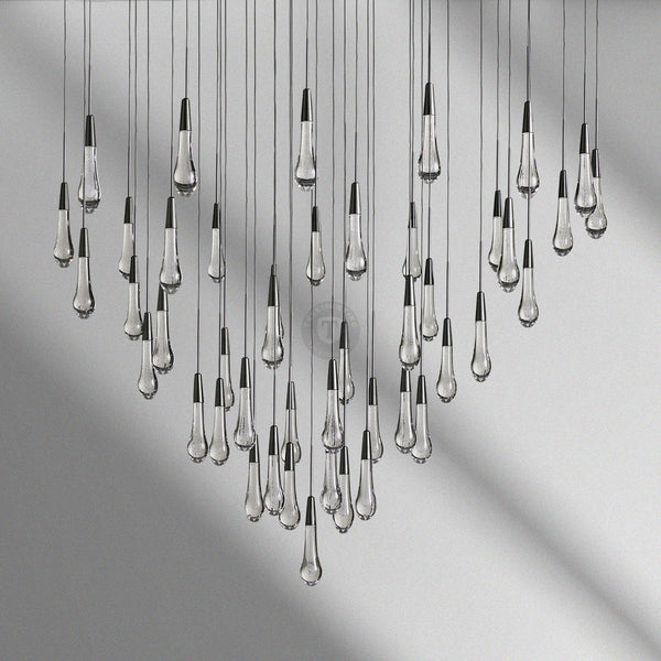 Soltaire Round Chandelier 17“ 24" 36“ 48“ 58“