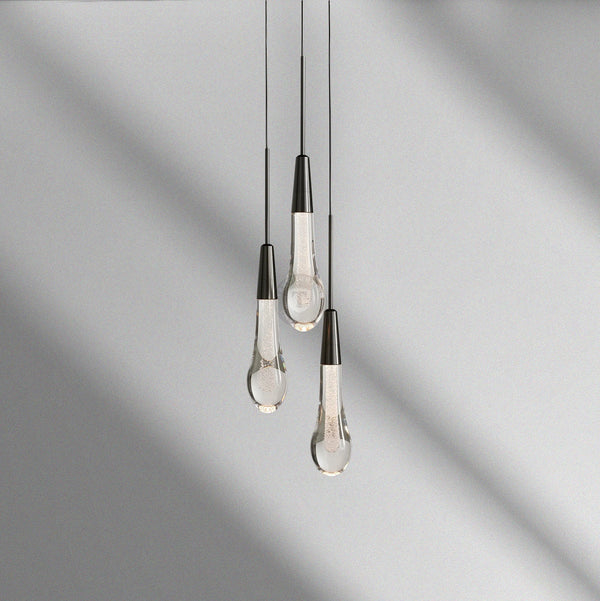 Soltaire Cluster Pendant