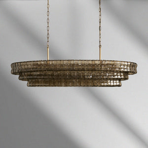 Ghiaccio Oval Chandelier