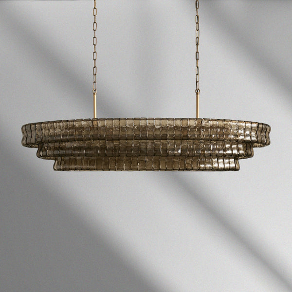 Ghiaccio Oval Chandelier