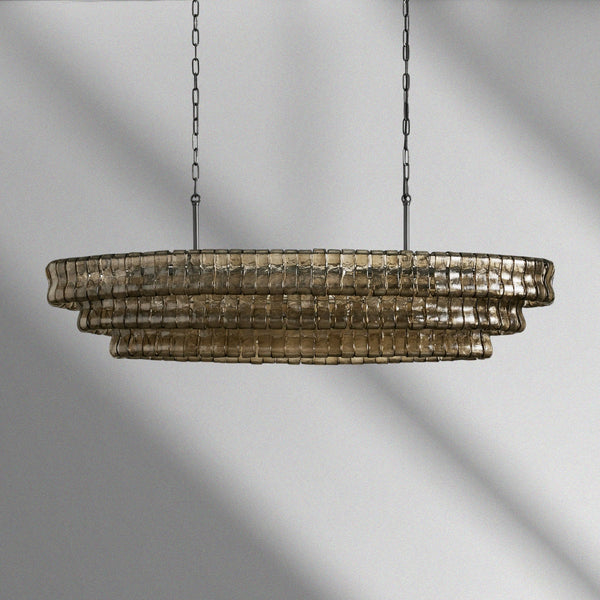 Ghiaccio Oval Chandelier