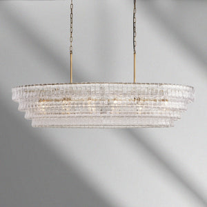 Ghiaccio Oval Chandelier