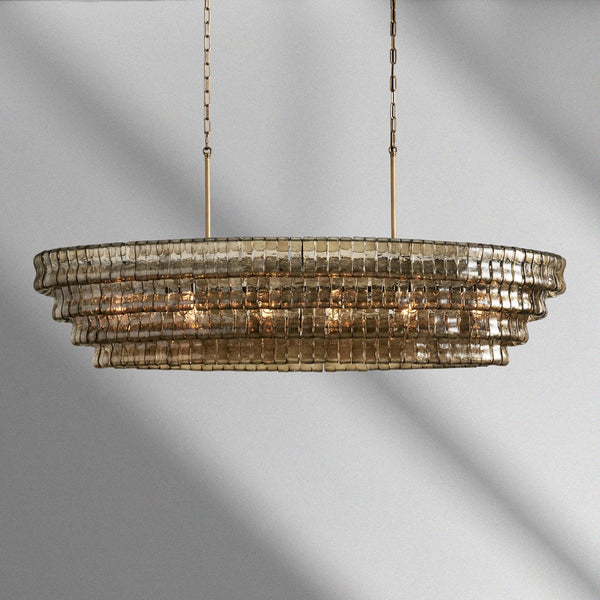 Ghiaccio Oval Chandelier
