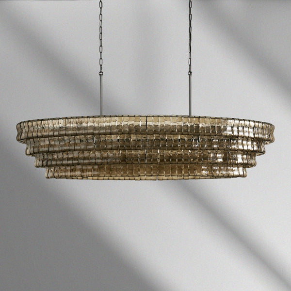 Ghiaccio Oval Chandelier
