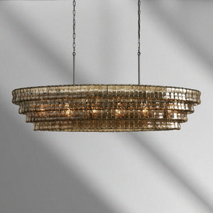 Ghiaccio Oval Chandelier