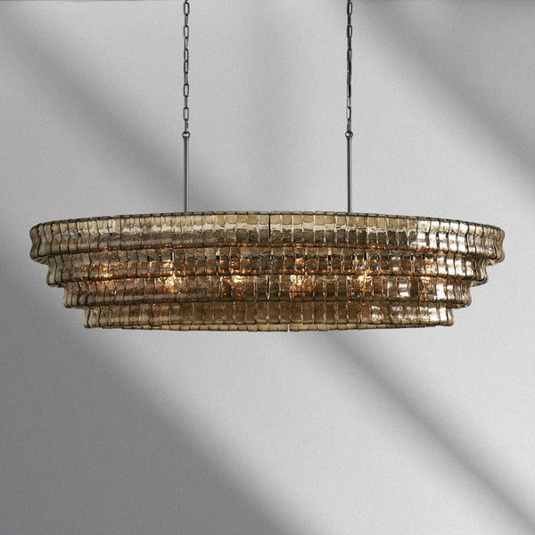 Ghiaccio Oval Chandelier