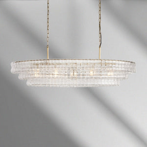 Ghiaccio Oval Chandelier