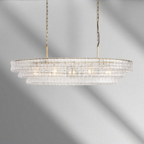 Ghiaccio Oval Chandelier