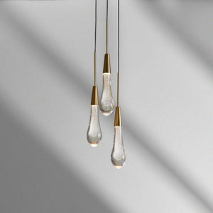 Soltaire Cluster Pendant