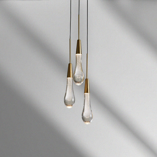 Soltaire Cluster Pendant