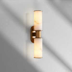 Harlin Alabaster 2-Light Wall Sconce