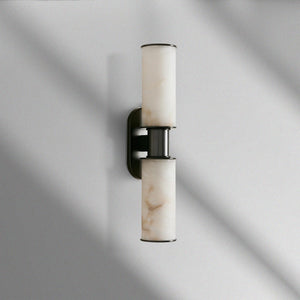 Harlin Alabaster 2-Light Wall Sconce