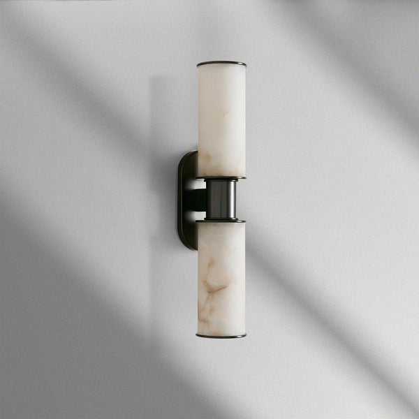 Harlin Alabaster 2-Light Wall Sconce