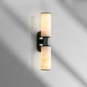 Harlin Alabaster 2-Light Wall Sconce