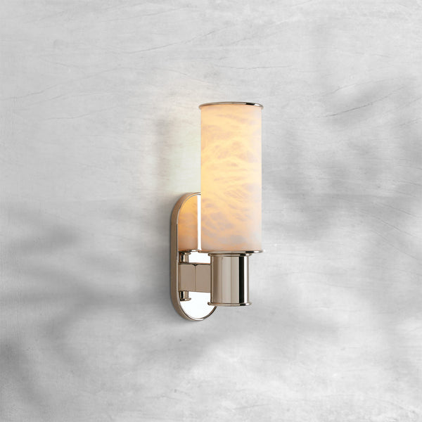 Harlin Wall Sconce in Alabaster - Arialamps